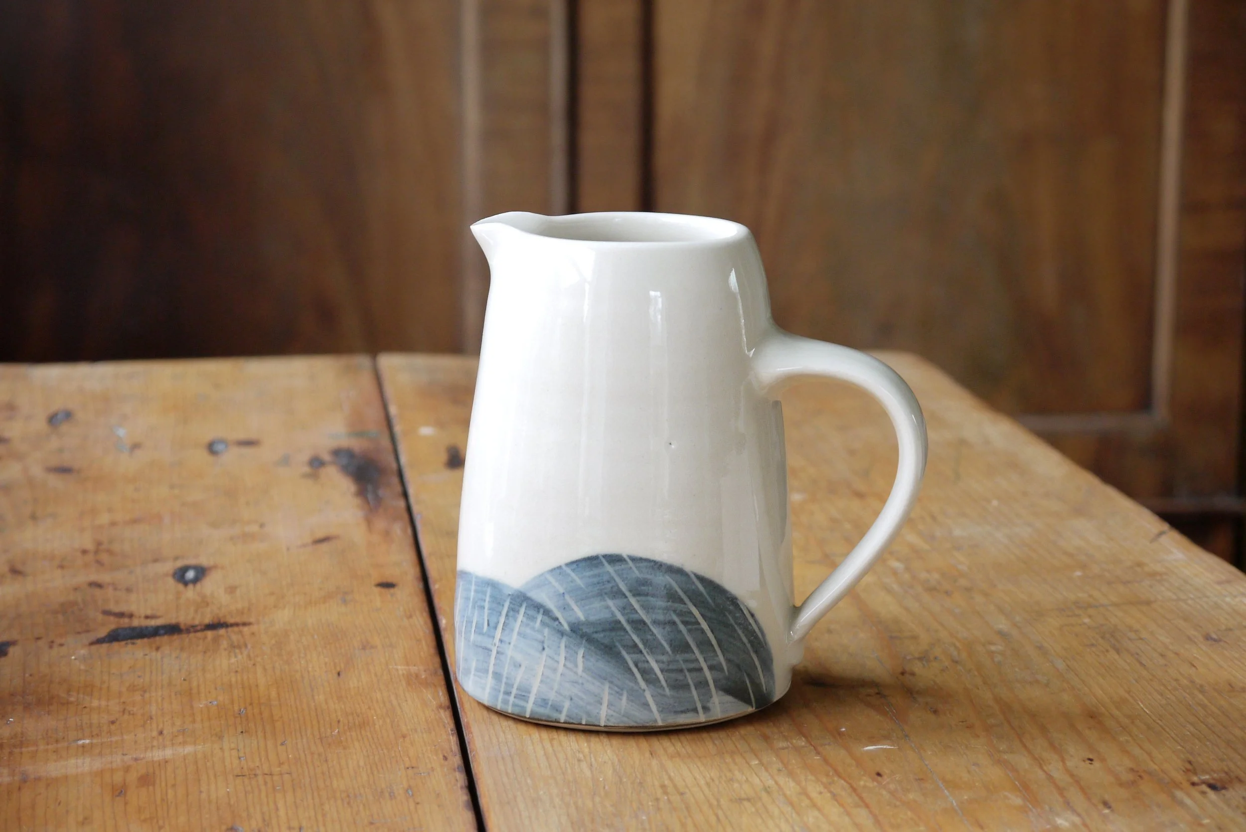 Bridget Timoney blue and white ceramic pint jug 1b.JPG