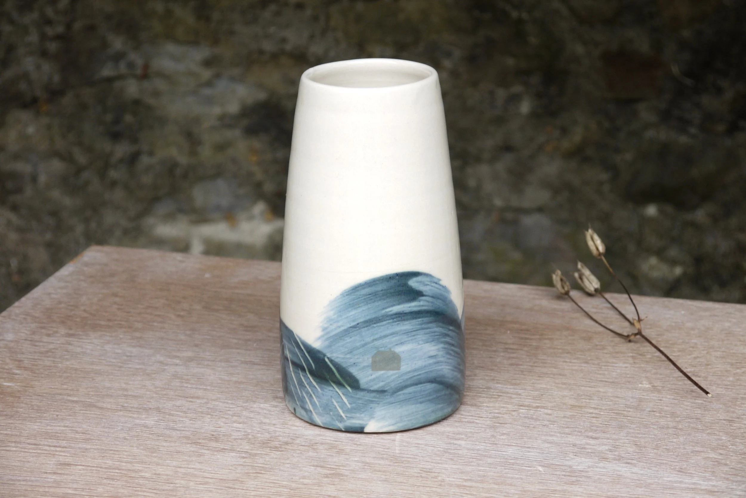 Bridget Timoney handmade pottery small vase 2a.JPG