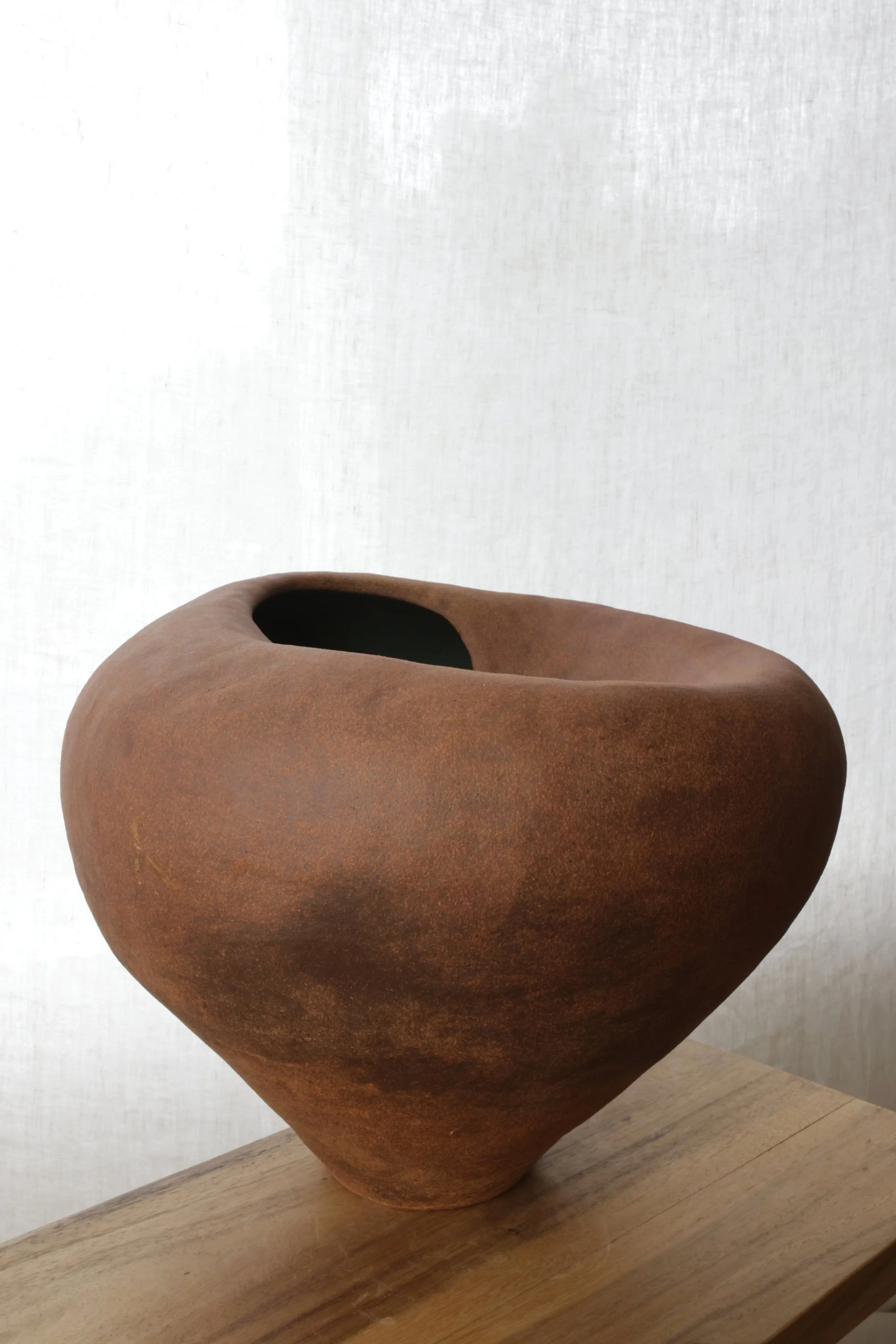 Vessel no. 3 -
H: 12.5"
W: 16.5"
D: 15.5"