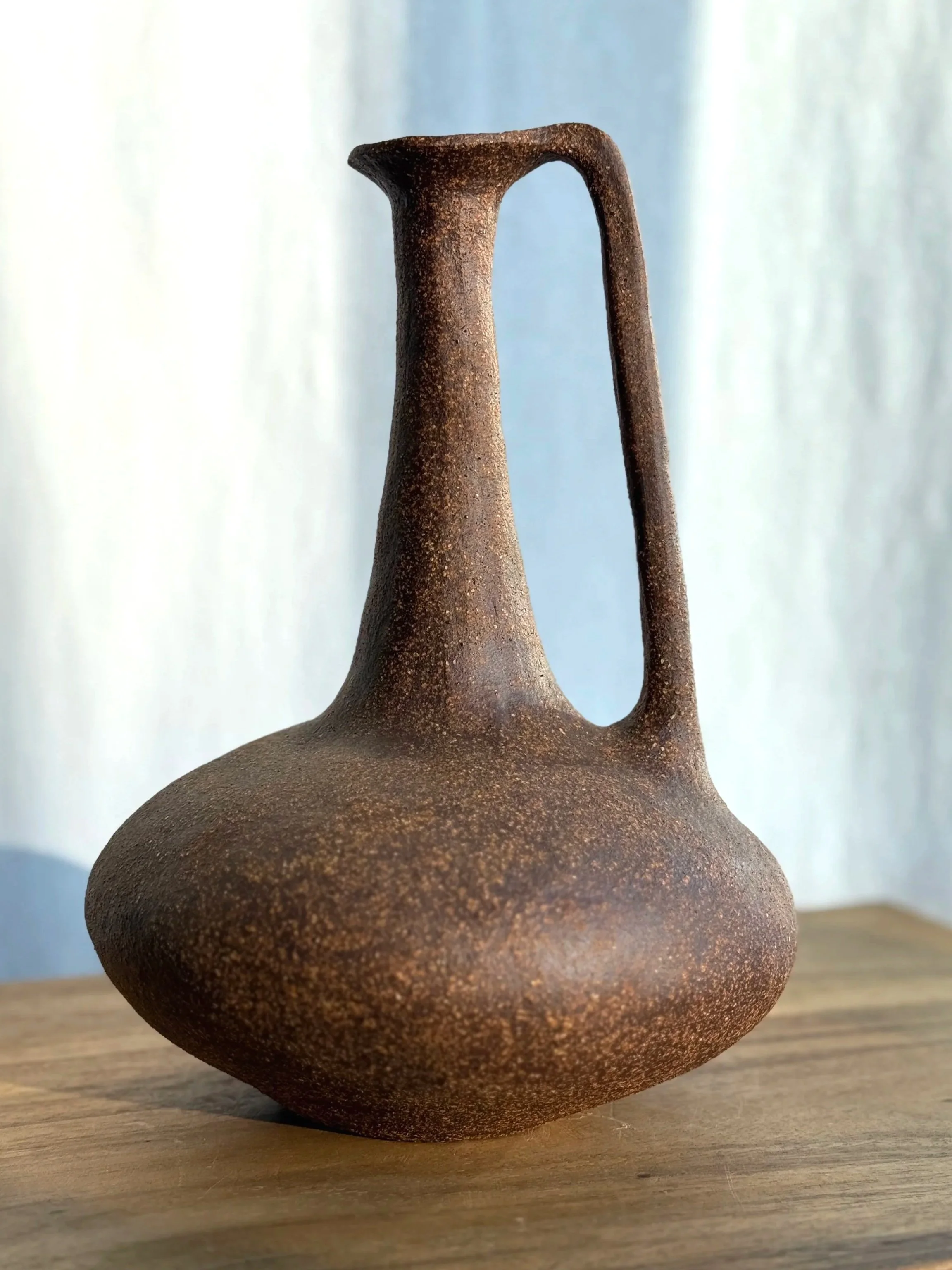 Vessel no. 17 -
H: 9.5"
W: 7.25"
D: 7.25"