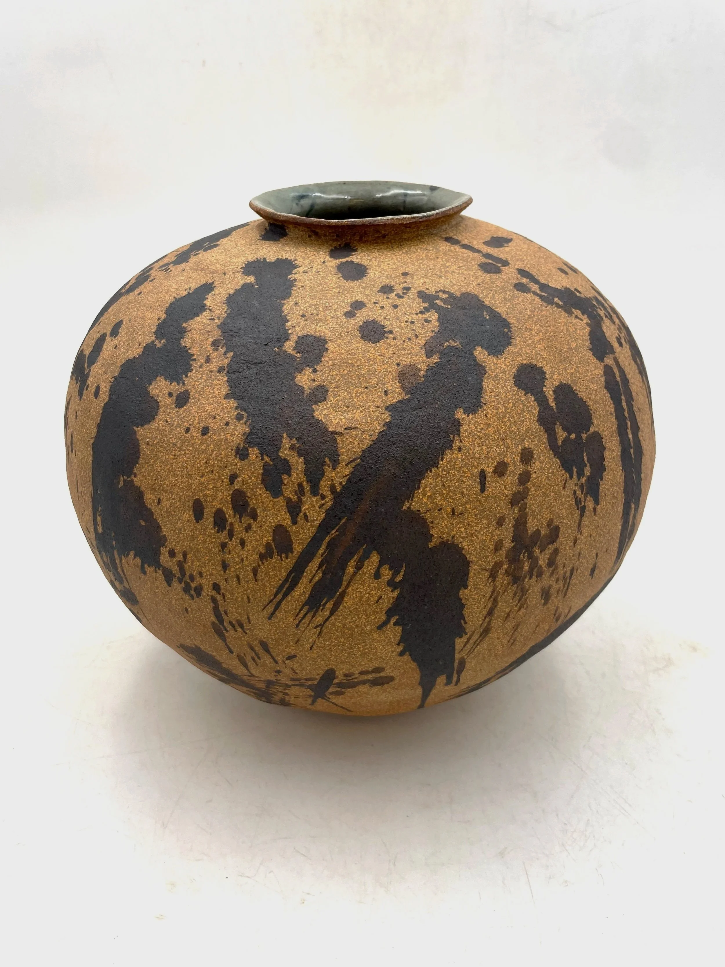 Vessel no. 16 -
H: 9.5"
W: 10.5"
D: 10.5"