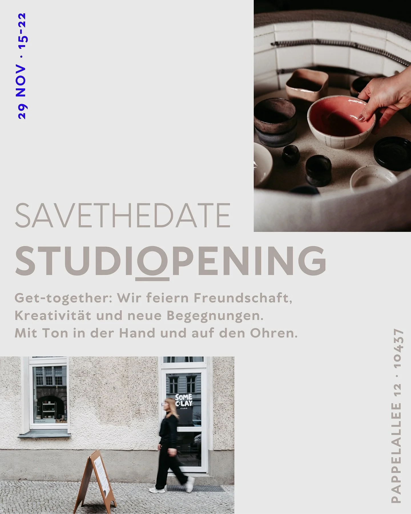 ✨Wir feiern unseren neu geschaffenen Ort f&uuml;r kreative Zeit mit Ton. Freut euch auf try-out Specials und geselliges Zusammensein. Erz&auml;hlt es gern weiter, bringt liebe Menschen um euch herum (inkl. Kids) mit &amp; kommt und bleibt, wie ihr m&