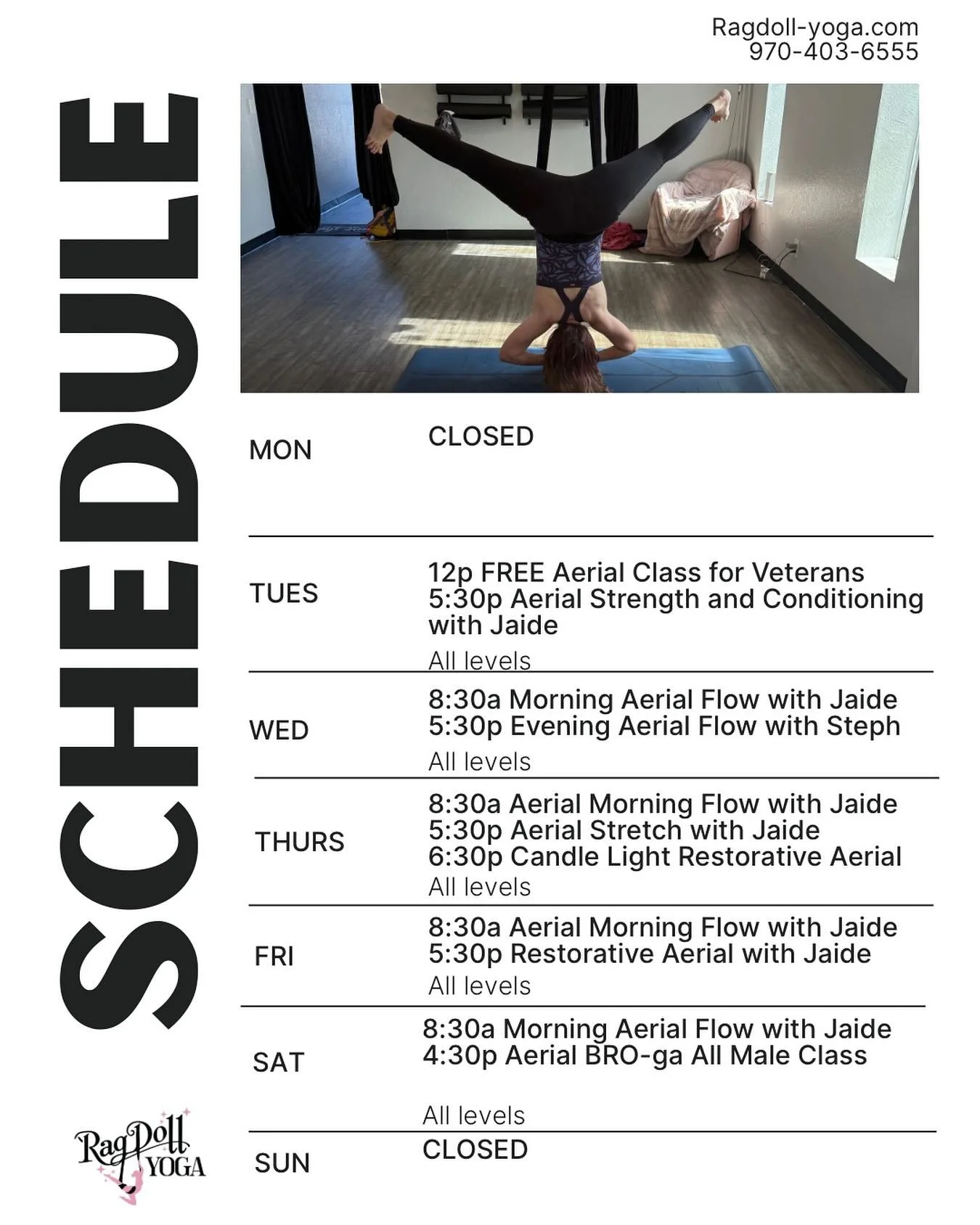 🧘&zwj;♀️ This Week&rsquo;s Yoga Schedule 🧘&zwj;♂️
November 10-16
Join us for another week of movement, mindfulness, and community &mdash; with a special nod of gratitude in honor of Veterans Day. 💙

We&rsquo;re thankful for all who have served and