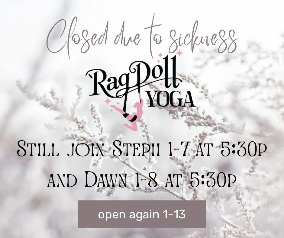 Unfortunately, Covid has hit my household! All of my (Jaide) classes will be canceled for the week. However, you can still join Steph for her Evening Aerial Flow class Wednesday night, and Dawn&rsquo;s Evening Stretch and Flow floor class Thursday ni