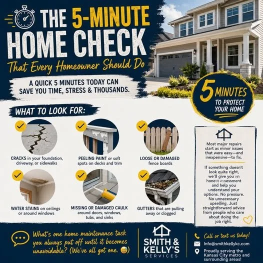 The 5-Minute Home Check That Every Homeowner Should Do