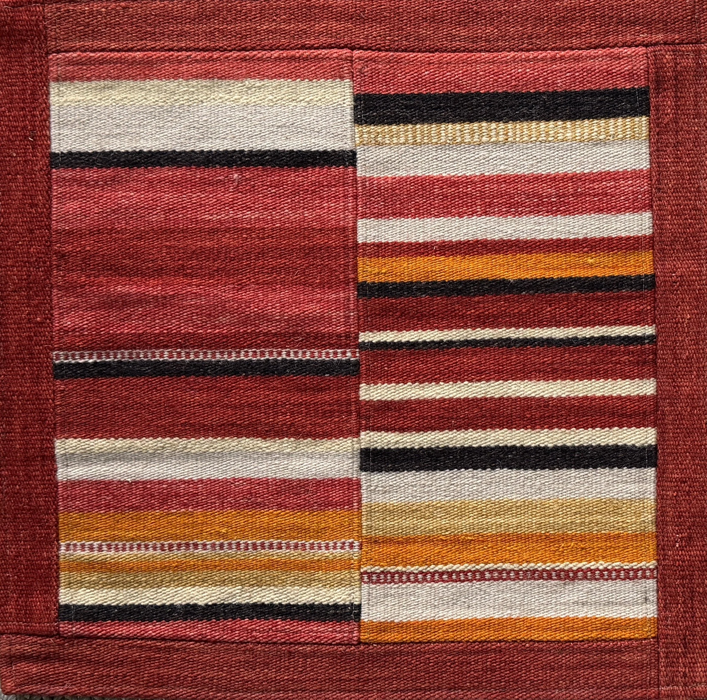 JVW26010 Wool Patchwork Kilim
