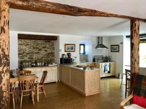 Open plan kitchen in downstairs communal living area