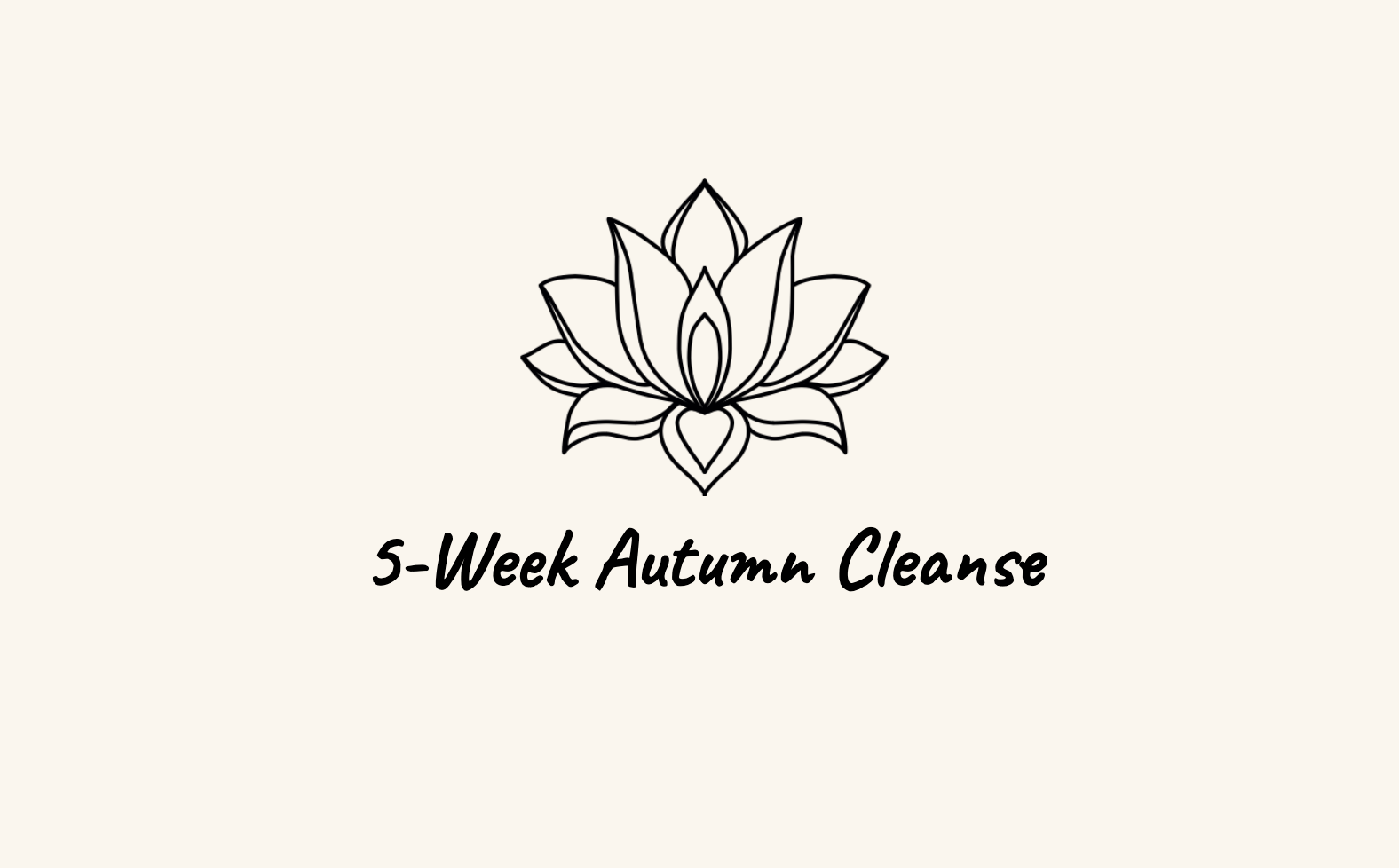 Virtual 5-Week Autumn Cleanse