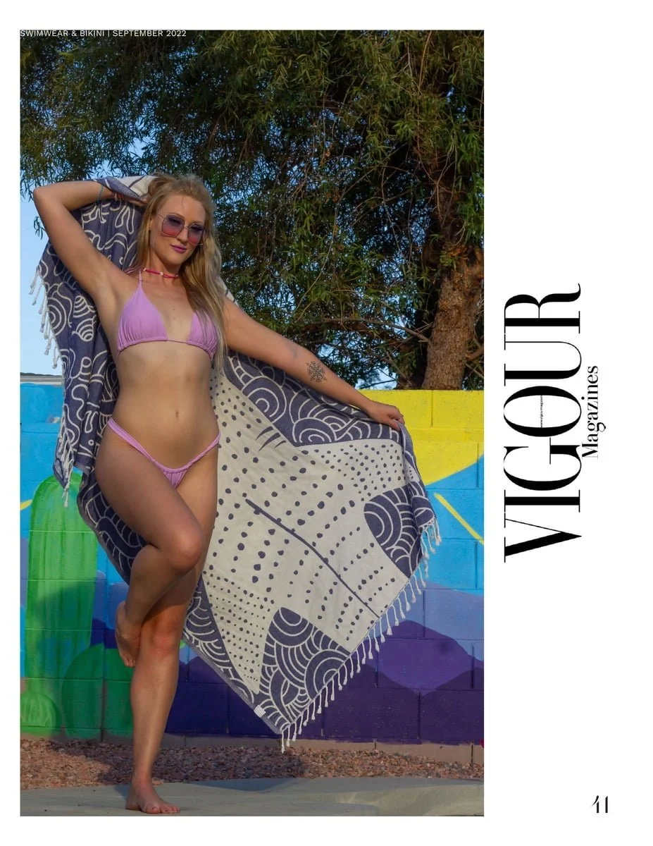 "Poolside Daze" Model Heather Orman for Vigour Magazine