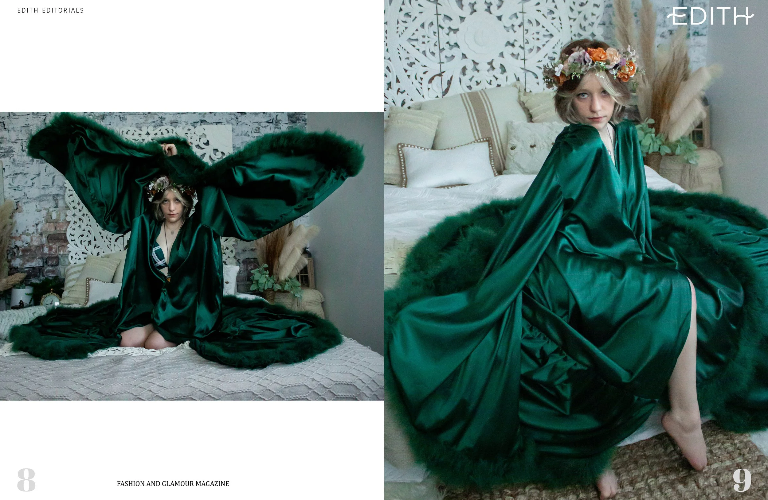 "Boho Goddess" Model Sky for Edith magazine Issue #94