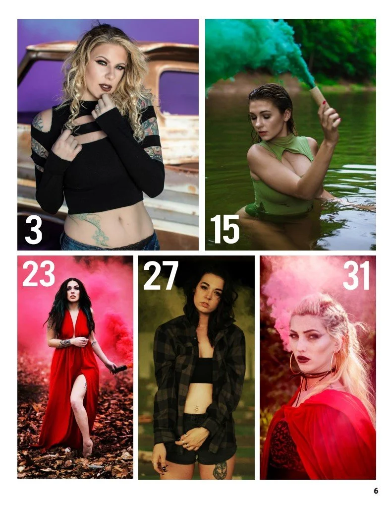 Shawnne Denny for Myalternative magazine issue #21 "The Smoke Bomb issue"