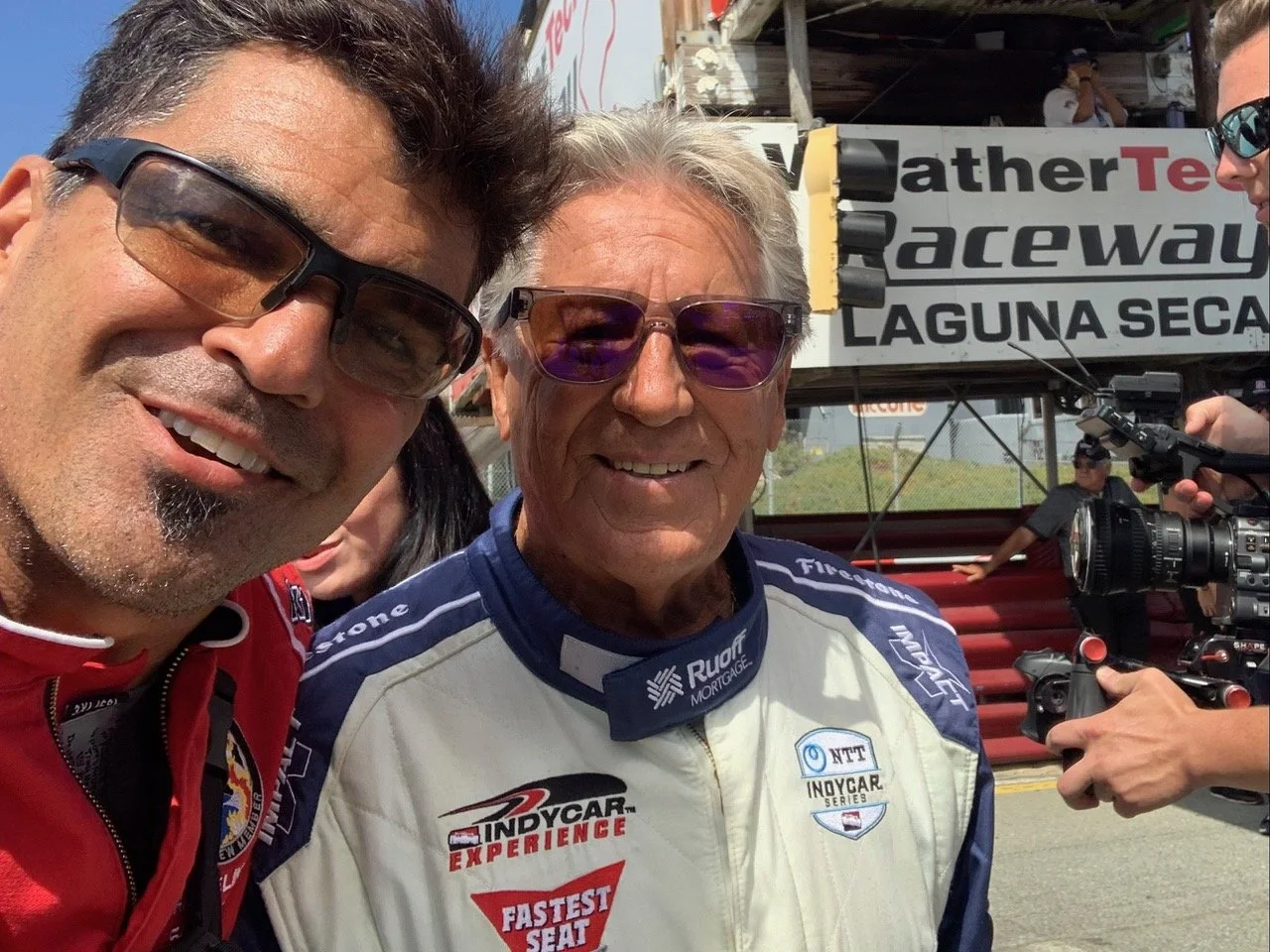 Dave Mendoza & Mario Andretti - Laguna Seca - September 2023