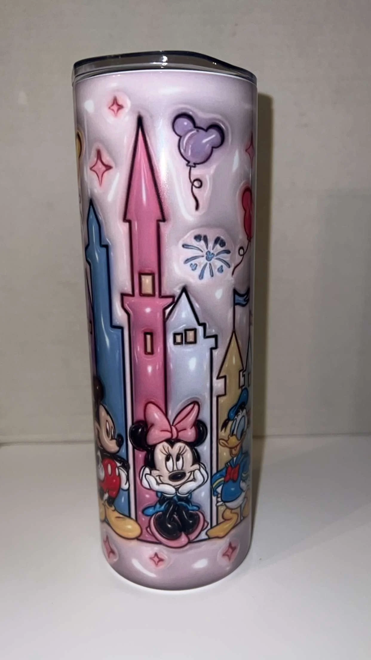 PRE-MADE DISNEY CASTLE 20 OZ. 2.JPG