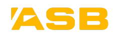 The logo of ASB bank