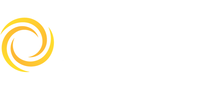 Sustainable energy Association New Zealand (SEANZ) logo with a yellow swirl and white text on a black background