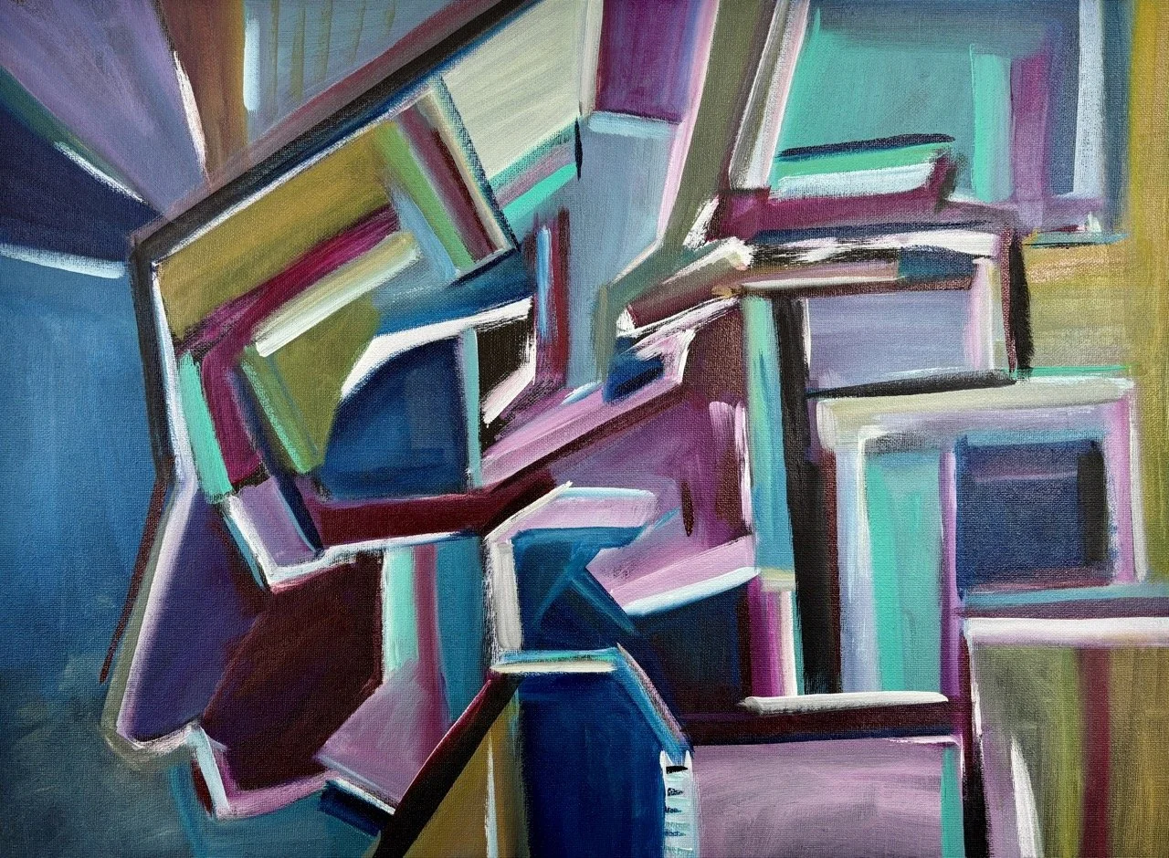 No Name #25 - Acrylic - 18x24" - 2025