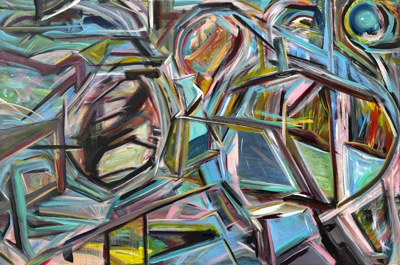 Sightseeing - Acrylic - 24x36" - 2024