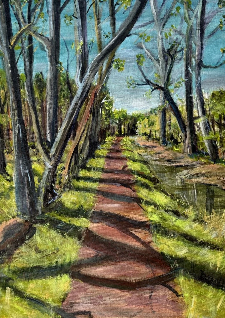 The Towpath - Acrylic - 18x24" - 2024