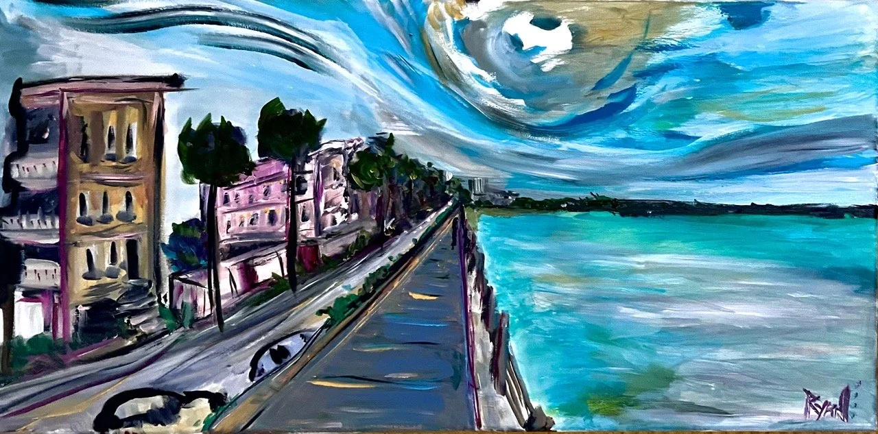 The Battery - Acrylic - 12x24" - 2023