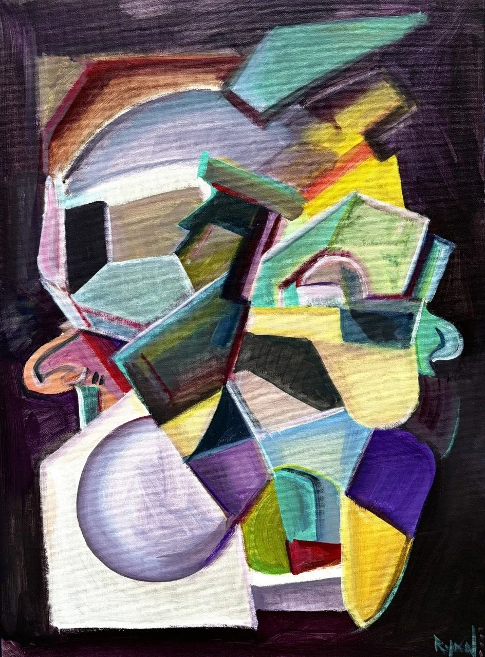 Suspended MDA - Acrylic - 18x24" - 2025