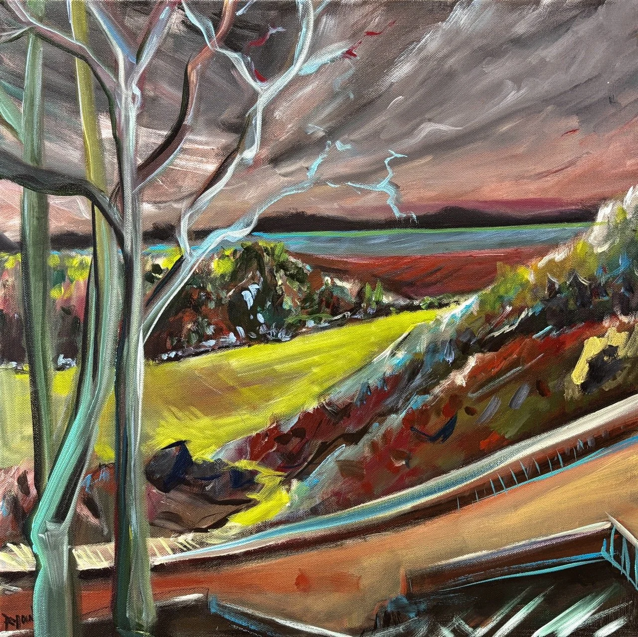 The Overlook - Acrylic - 20x20" - 2025