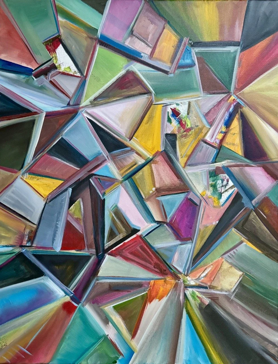 Geode - Acrylic - 18x24" - 2024