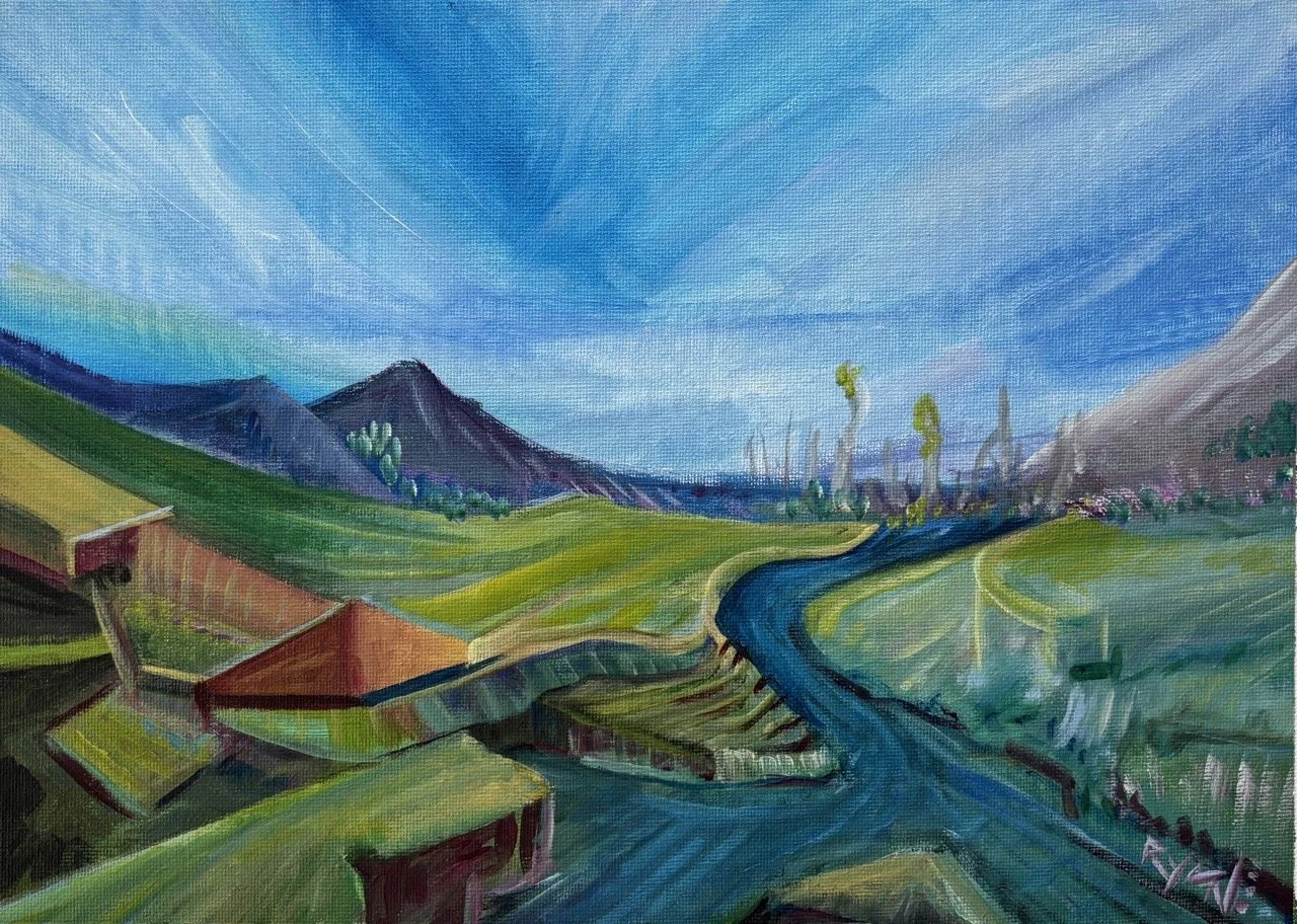Waving Hills - Acrylic - 16x20" - 2025