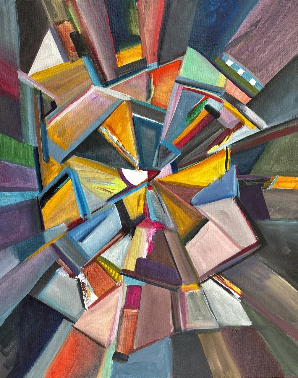 Combustion #17 - Acrylic - 24x30" - 2025