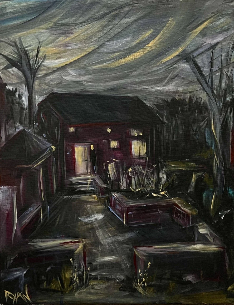 Dusk - Acrylic - 16x20" - 2024