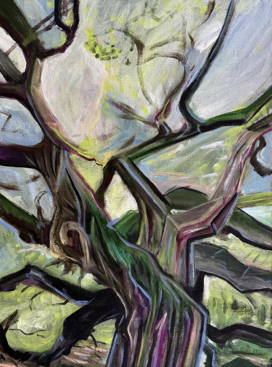 The Angel Oak - Acrylic - 12x16" - 2025