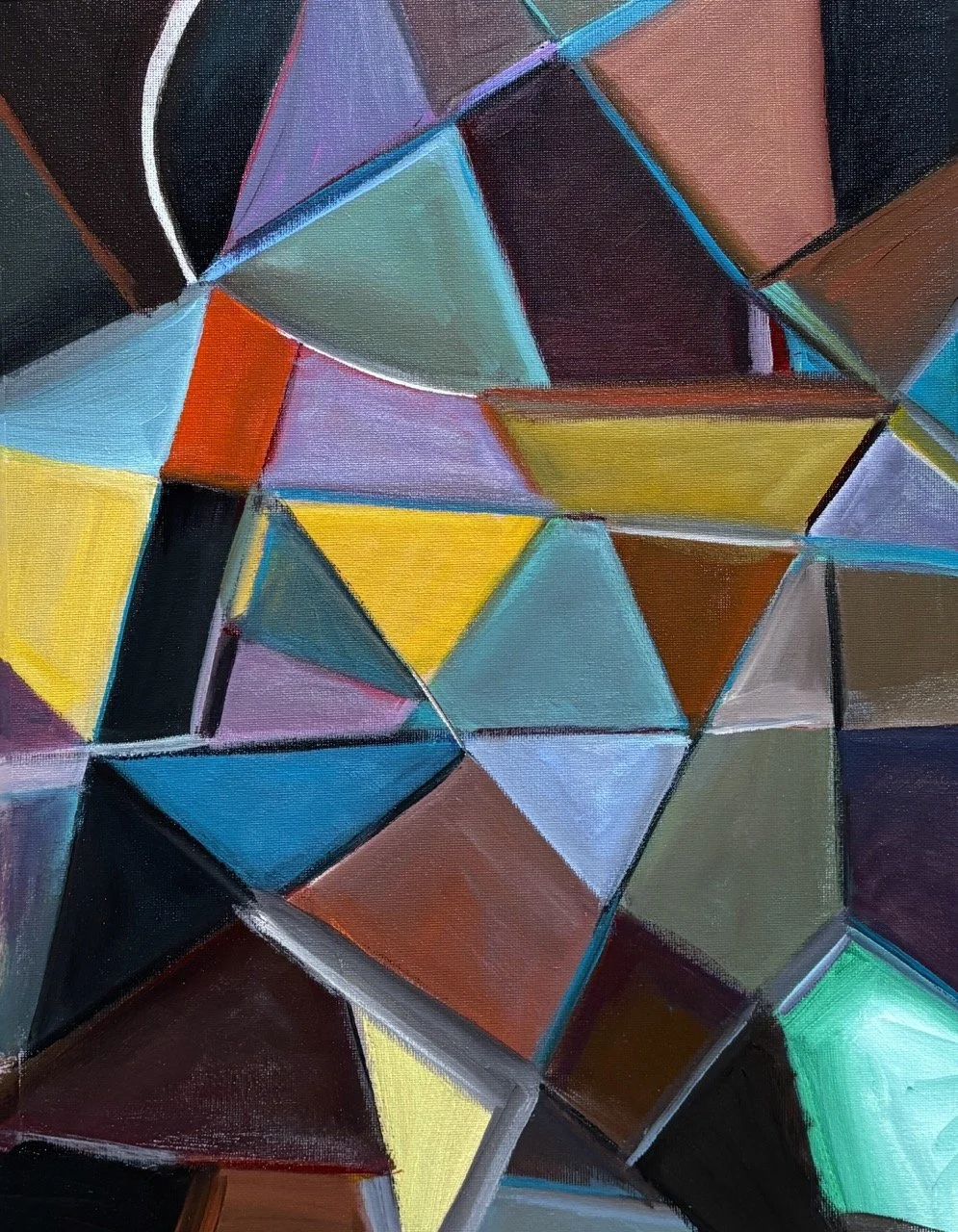 No Name #30 - Acrylic - 14x18" - 2025