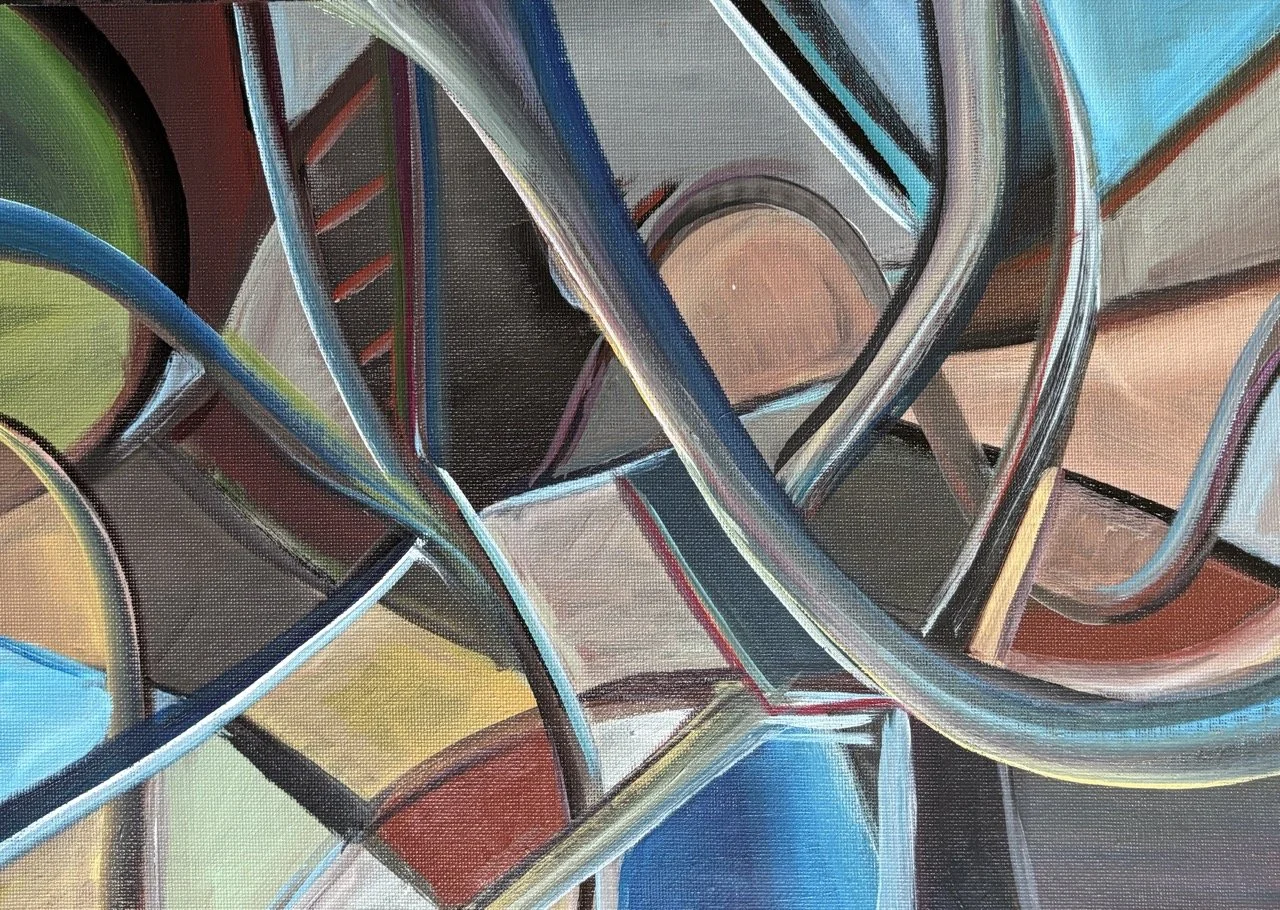 No Name #4 - Acrylic - 12x16" - 2024