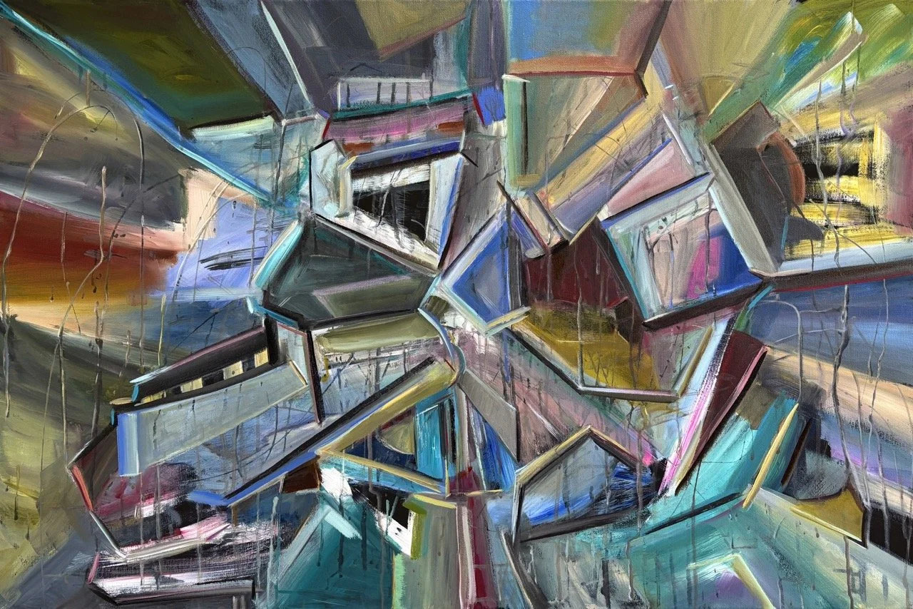 Rain - Acrylic - 24x36" - 2024