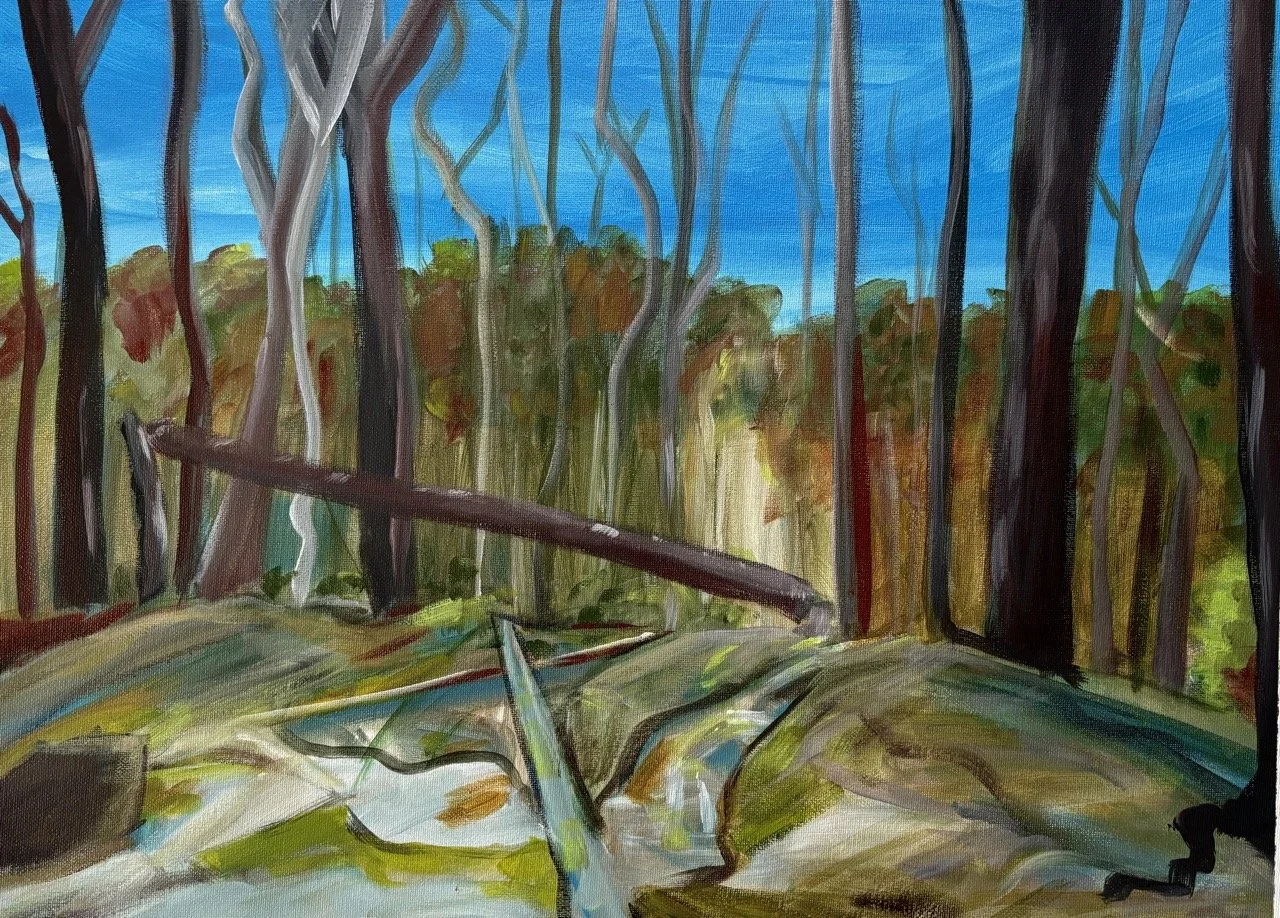 Remembering A Hike - Acrylic - 18x24" - 2024