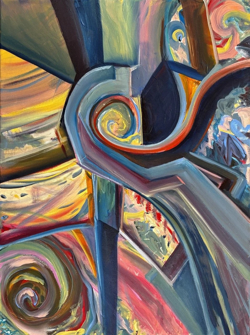 Brainstorm - Acrylic - 18x24" - 2024