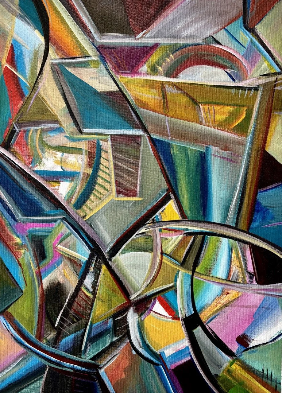 No Name #20 - Acrylic - 18x24" - 2025