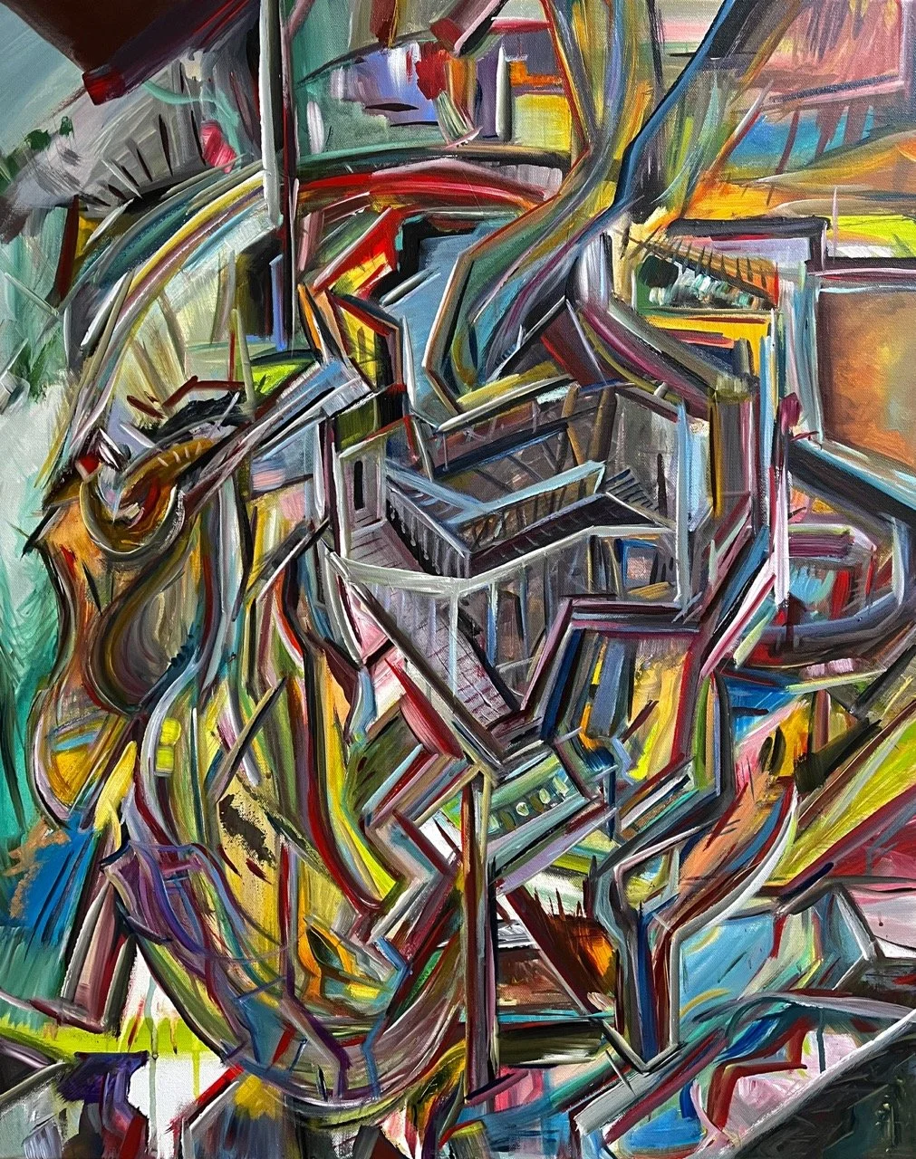 Lost In The Woods - Acrylic - 24x30" - 2024
