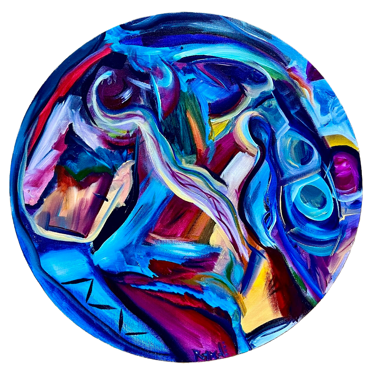 Spiritual Harvest - Acrylic - 14x14" - 2023