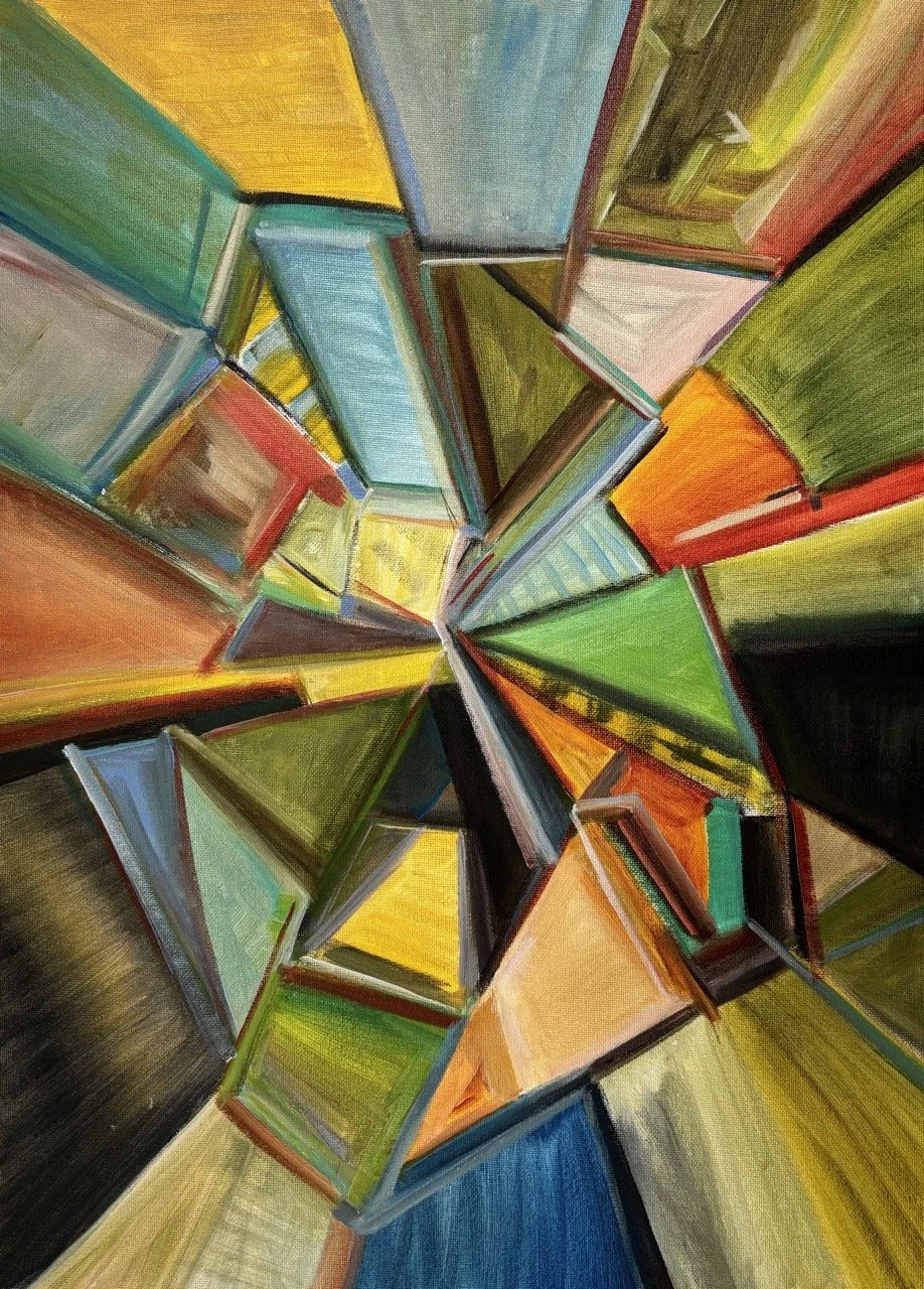 Combustion #12 - Acrylic - 18x24" - 2025