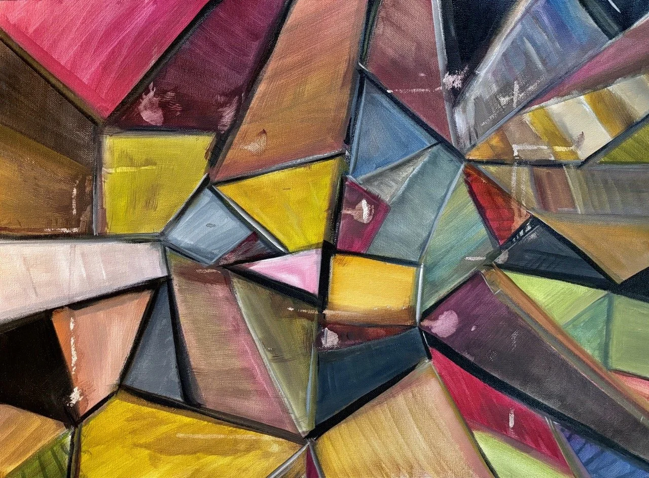 No Name #18 - Acrylic - 18x24" - 2025