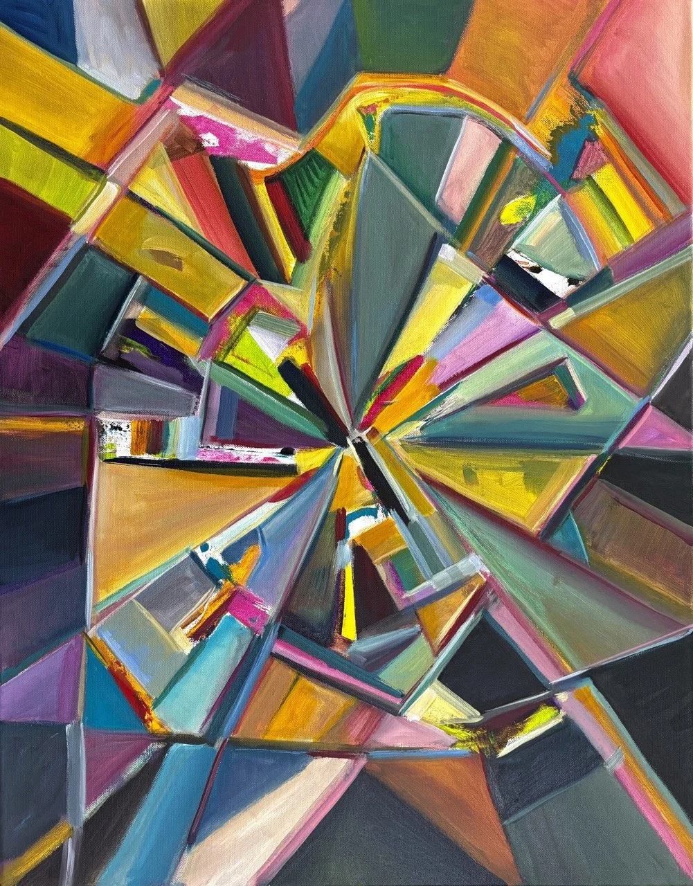 MDA #15 - Acrylic on Canvas - 22x28" - 2025