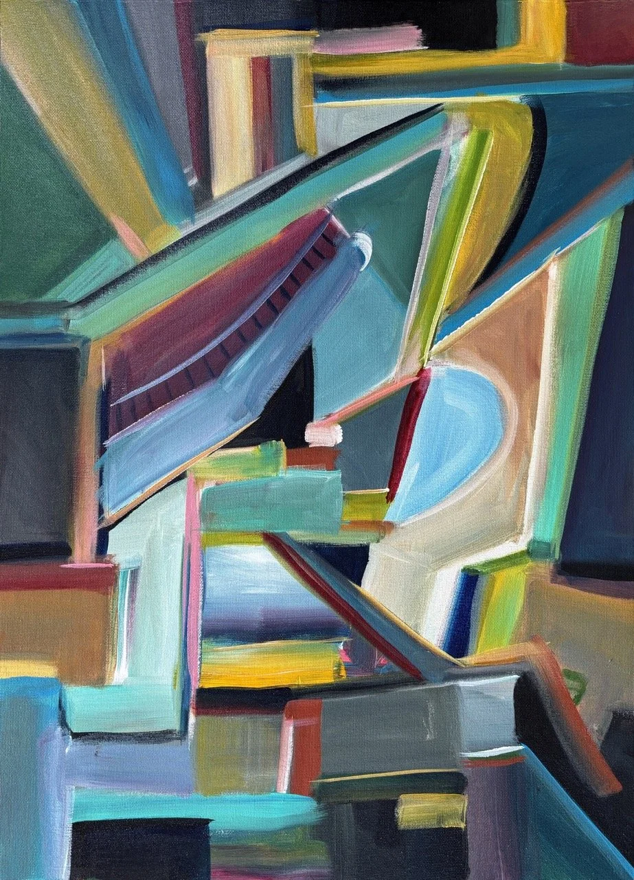 No Name #28 - Acrylic - 14x18" - 2025