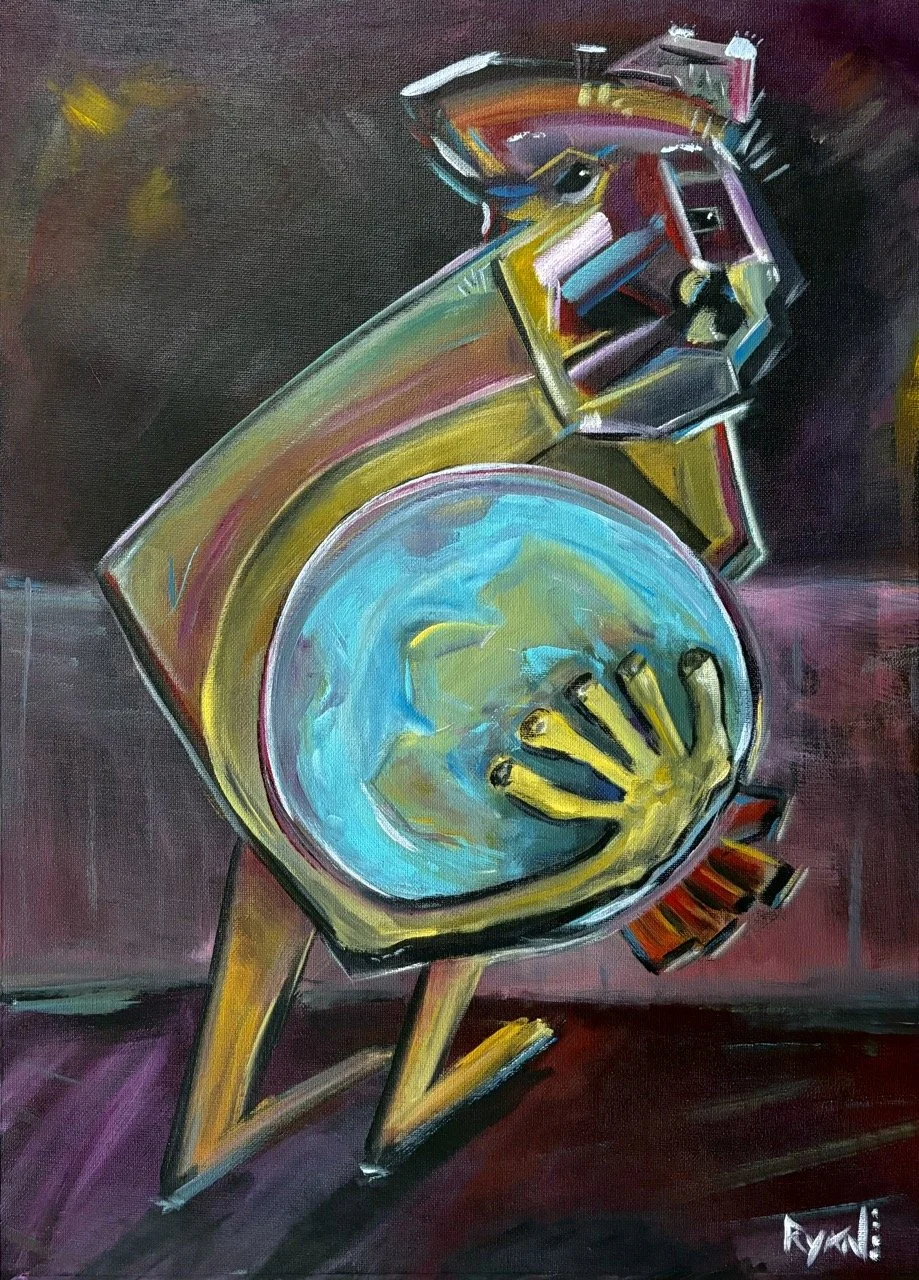 The Prime Mover #2 - Acrylic - 18x24" - 2024