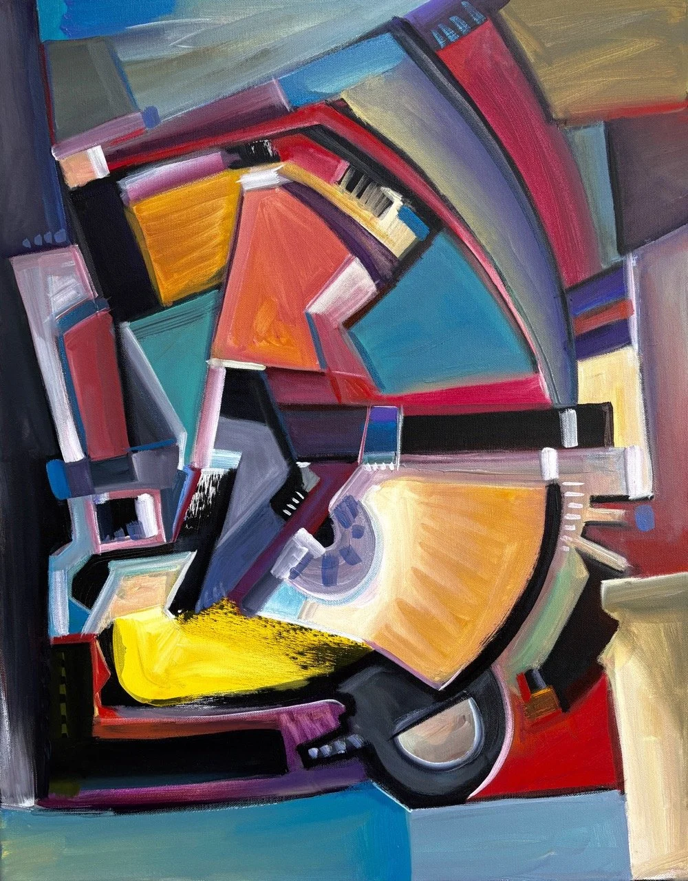 Image of Thought #2 - Acrylic - 22x28" - 2025
