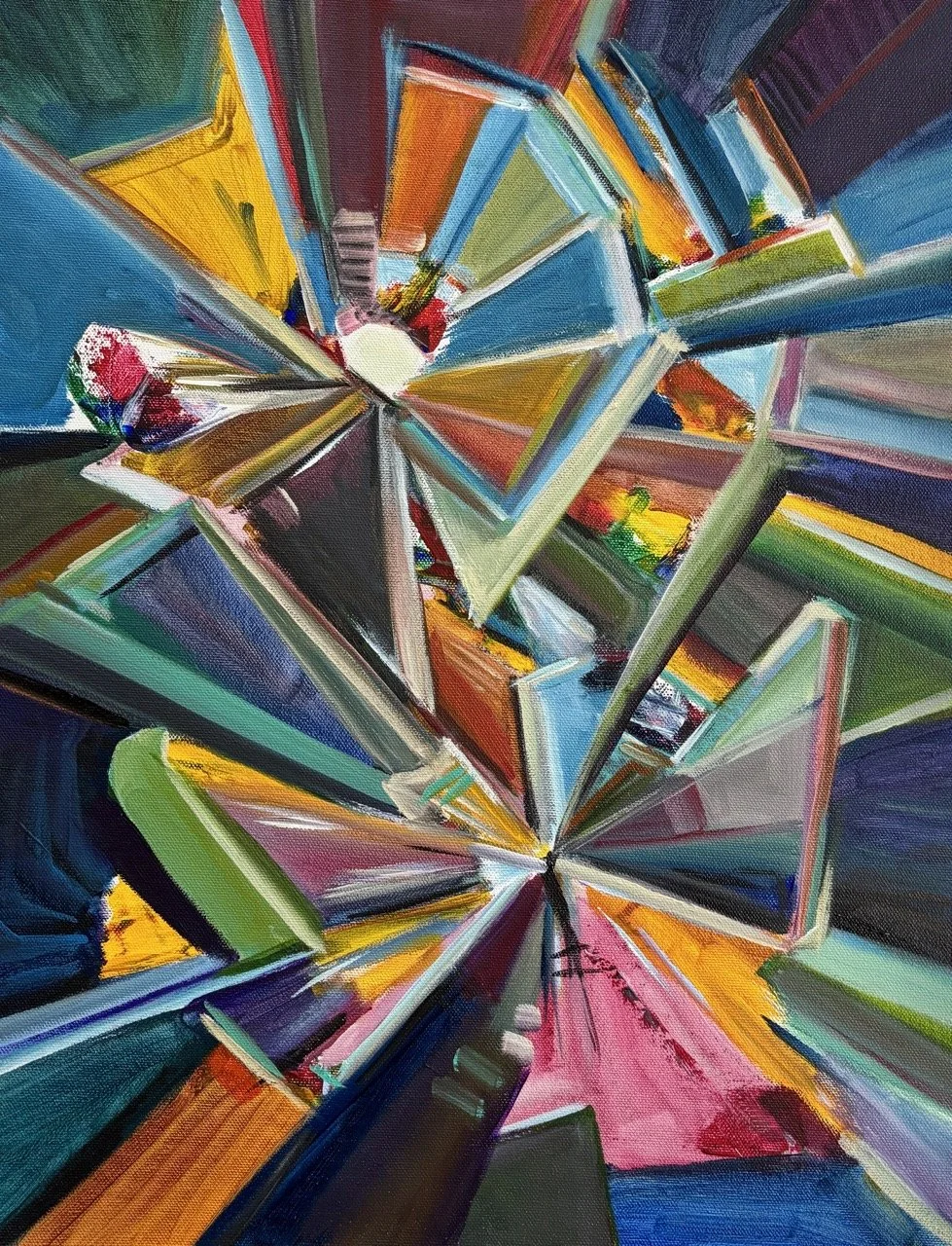 Combustion #8 - Acrylic - 18x24" - 2024
