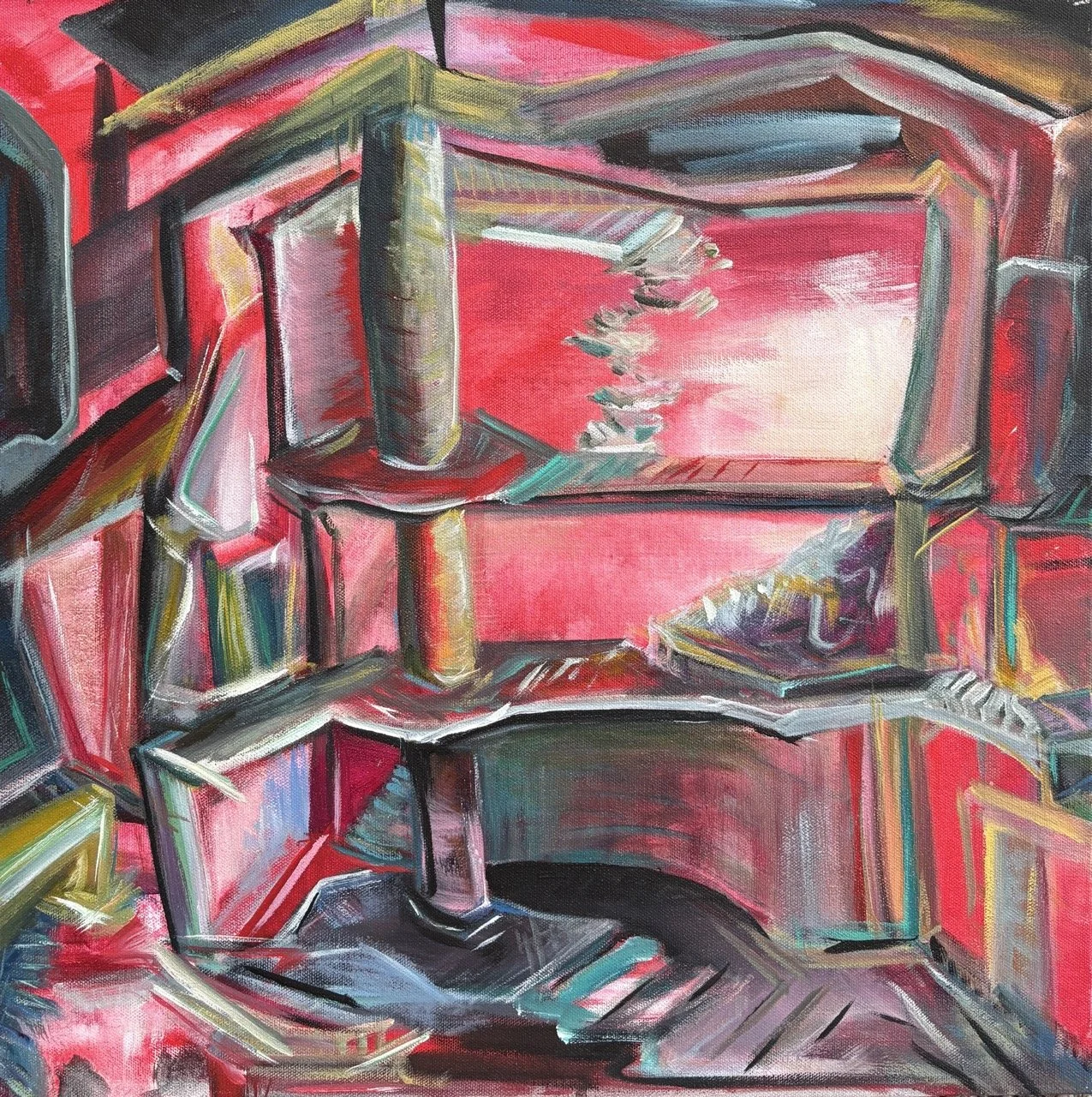 The Inner Mind - Acrylic - 20x20" - 2024