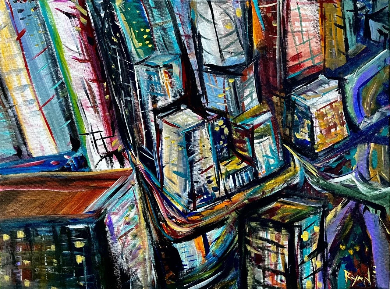 Dream City - Acrylic - 18x24" - 2023