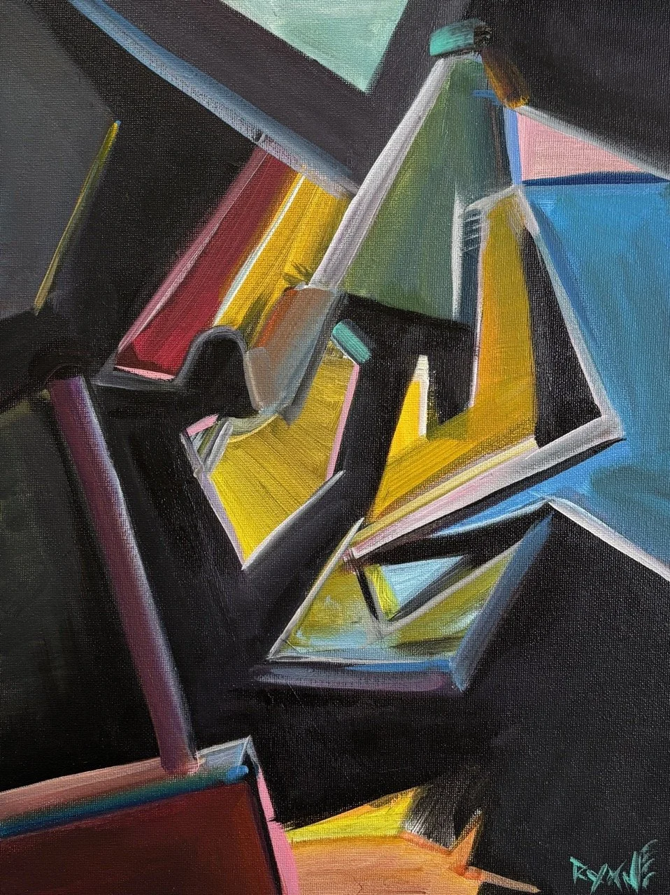 No Name #29 - Acrylic - 12x16" - 2025