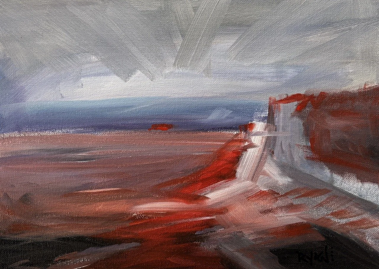 Abstract Landcape #2 - Acrylic - 9x12" - 2024