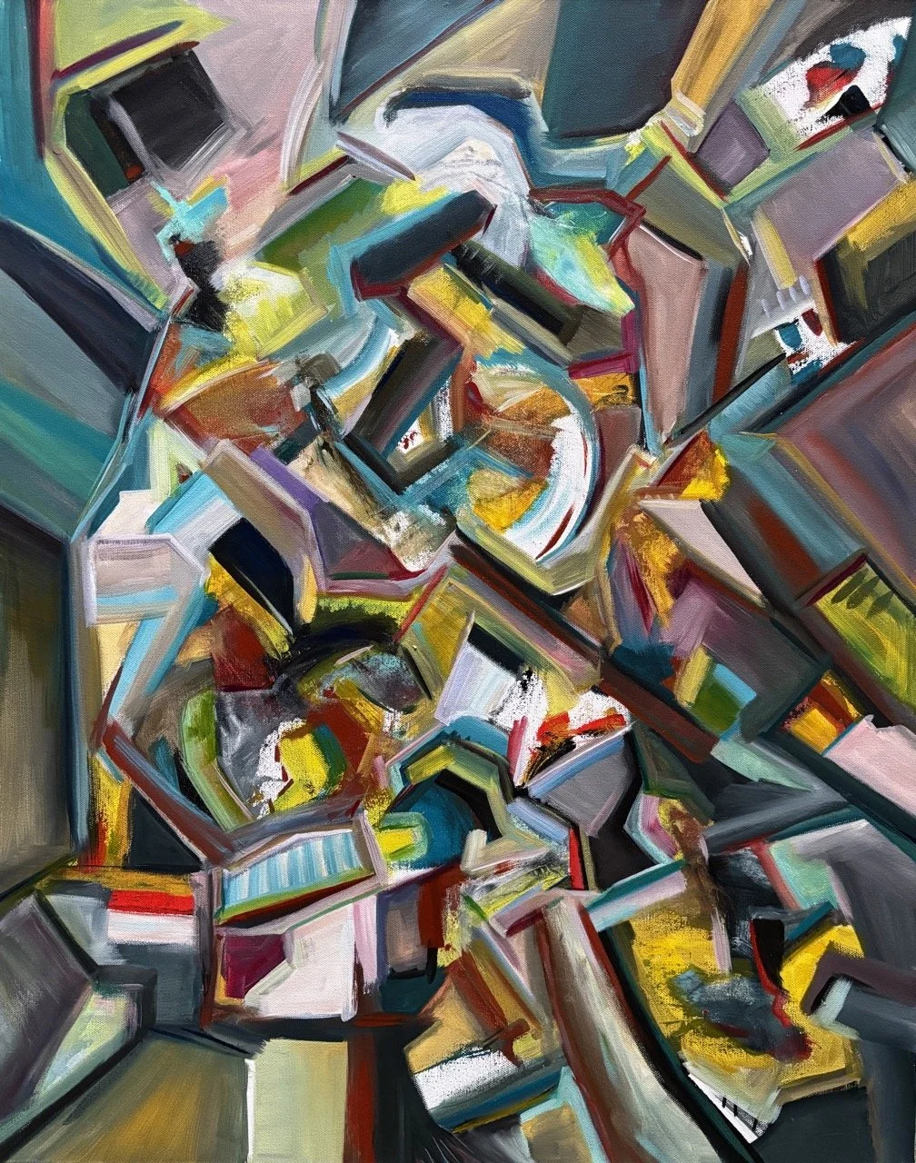 Leave It Smudgy - Acrylic - 24x30" - 2025